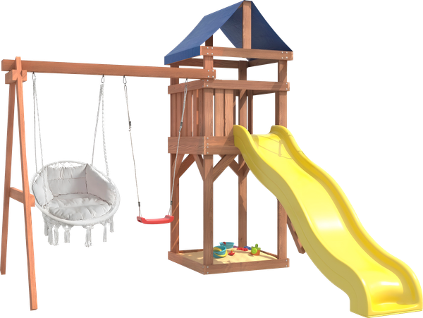 Игровой комплекс National Tree Company IgroWoods для улицы и дачи / ДП-10 Premium- фото