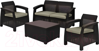 Комплект садовой мебели Keter Corfu Box / 258943