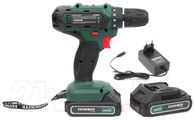 Аккумуляторная дрель-шуруповерт Favourite OBS 21 DC Set Promo- фото