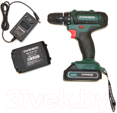 Аккумуляторная дрель-шуруповерт Favourite OBS 21 DC Set Promo- фото3