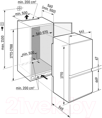 Встраиваемый холодильник Liebherr ICNSd 5123- фото4