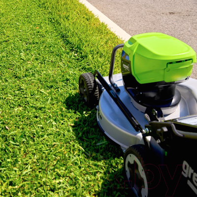 Газонокосилка электрическая Greenworks LM221S- фото4