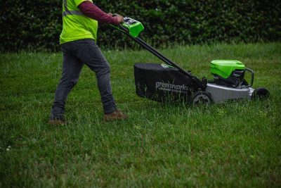 Газонокосилка электрическая Greenworks LM221S- фото6