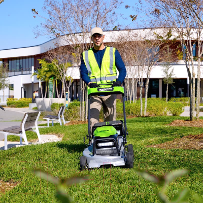 Газонокосилка электрическая Greenworks LM221S- фото7