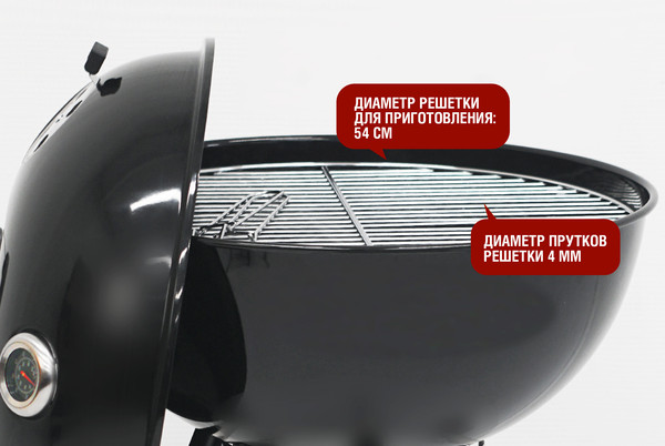 Угольный гриль Start Grill Temper Premium / SG22KPST- фото4