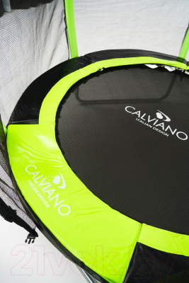 Батут Calviano D-140 (внешняя сетка, зеленый)- фото5
