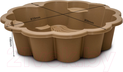 Песочница-бассейн Doloni Цветок 01234/01eco- фото3