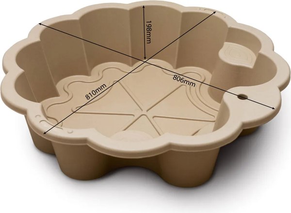 Песочница-бассейн Doloni Цветок с зонтиком 01235/02eco - фото3