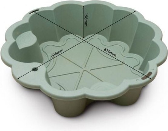 Песочница-бассейн Doloni Цветок с зонтиком 01235/03eco- фото3