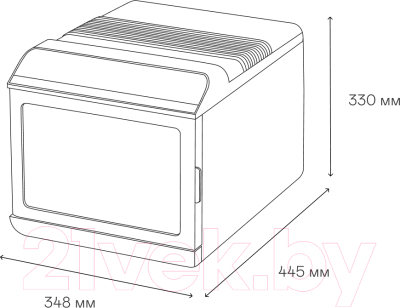 Сушильный шкаф для овощей и фруктов Garlyn D-06- фото10