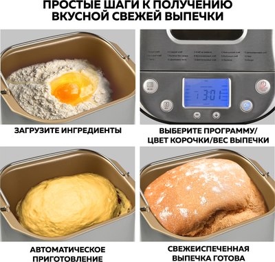 Хлебопечка GFGRIL GFB-5000- фото7