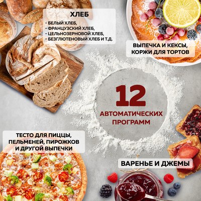 Хлебопечка GFGRIL GFB-2000- фото2