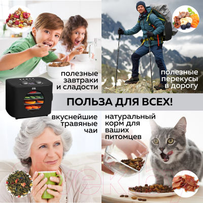 Сушильный шкаф для овощей и фруктов GFGRIL GFD-003- фото7