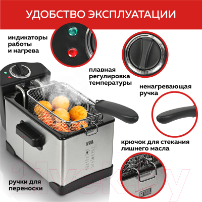 Фритюрница GFGRIL GFF-M2500- фото9