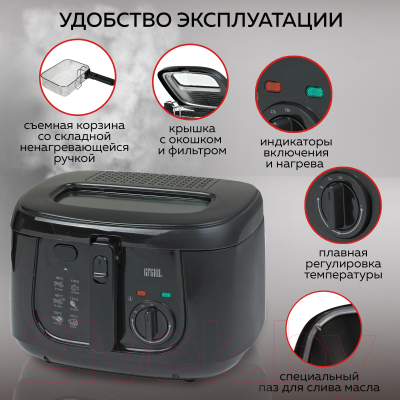 Фритюрница GFGRIL GFF-05- фото5