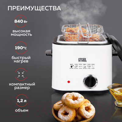 Фритюрница GFGRIL GFF-012- фото5