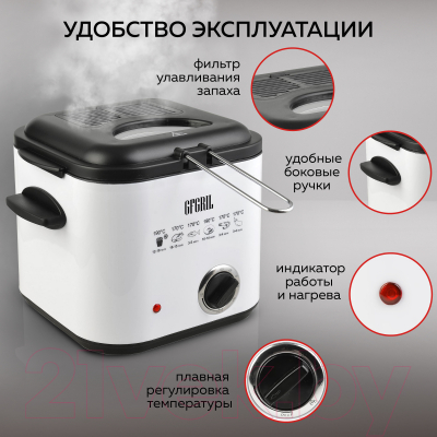 Фритюрница GFGRIL GFF-012- фото7