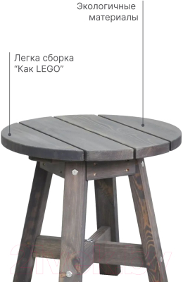 Кофейный столик садовый Dipriz Ойвинд Д.4232-3- фото8