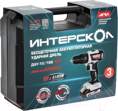Аккумуляторная дрель-шуруповерт Интерскол 18V (769.2.2.45)- фото4