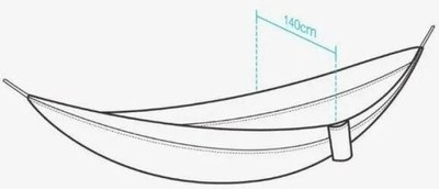 Гамак ZaoFeng Parachute Cloth Hammock HW070101- фото5