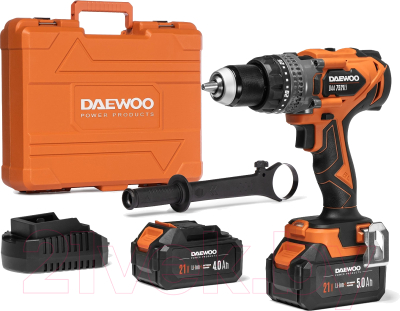 Аккумуляторная дрель-шуруповерт Daewoo Power DAA 7521Li SET- фото2