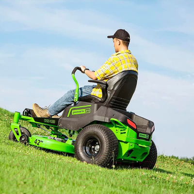 Райдер Greenworks Аккумуляторный Zero Turn CrossoverT GC82ZT107 / 7404107- фото7