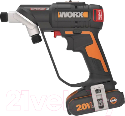Аккумуляторный шуруповерт Worx Switchdriver WX177- фото
