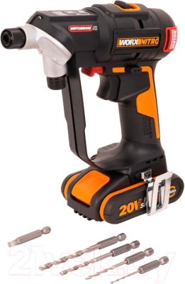 Аккумуляторный шуруповерт Worx Switchdriver WX177- фото3