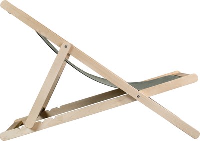 Шезлонг Мебелик Светло-серый- фото10