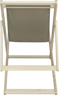 Шезлонг Мебелик Светло-серый- фото4