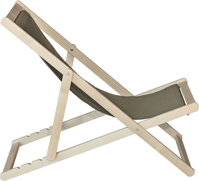 Шезлонг Мебелик Светло-серый- фото6