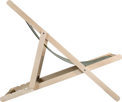 Шезлонг Мебелик Светло-серый- фото8