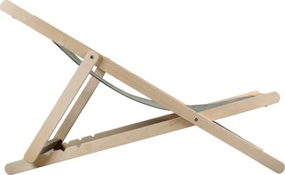 Шезлонг Мебелик Светло-серый- фото9