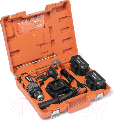 Аккумуляторная дрель-шуруповерт Daewoo Power DAA 6521Li SET- фото9
