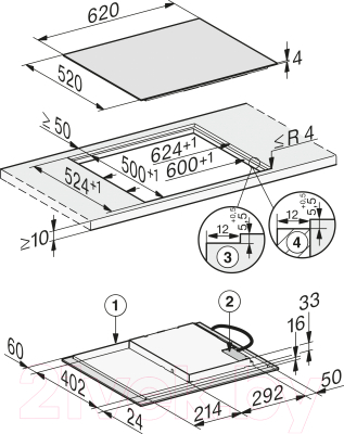 Индукционная варочная панель Miele KM 7361 FR- фото4