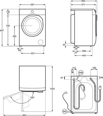 Стирально-сушильная машина Electrolux EW8F4484EU- фото6