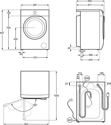 Стирально-сушильная машина Electrolux EW7W4492E- фото2