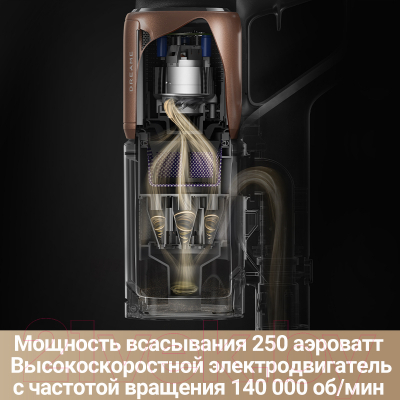 Вертикальный пылесос Dreame Cordless Vacuum Cleaner Z20 + Фен Dreame hairdryer Glory White- фото7