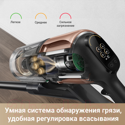 Вертикальный пылесос Dreame Cordless Vacuum Cleaner Z20 + Фен Dreame hairdryer Glory White- фото9