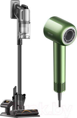 Вертикальный пылесос Dreame Cordless Vacuum Cleaner Z30 + Фен Dreame hairdryer Glory Master- фото