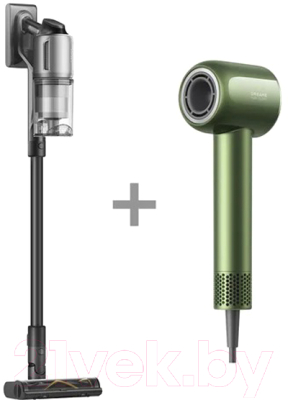 Вертикальный пылесос Dreame Cordless Vacuum Cleaner Z30 + Фен Dreame hairdryer Glory Master- фото3