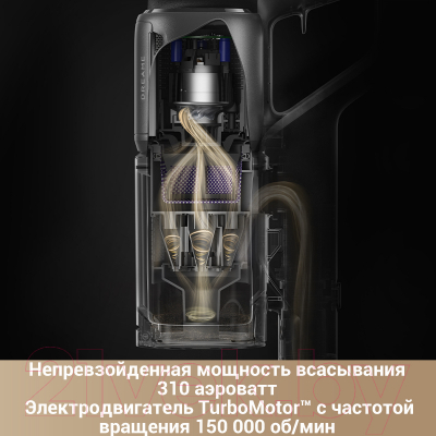 Вертикальный пылесос Dreame Cordless Vacuum Cleaner Z30 + Фен Dreame hairdryer Glory Master- фото4