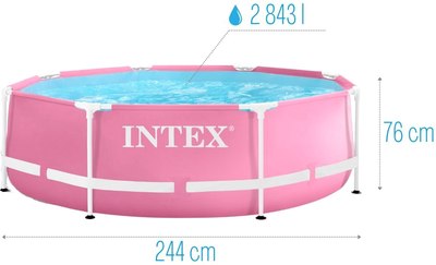 Каркасный бассейн Intex Metal Frame / 28290- фото2