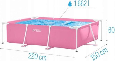 Каркасный бассейн Intex Rectangular Frame / 28266- фото9
