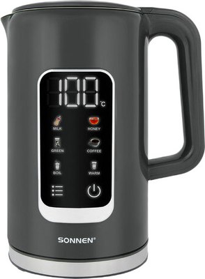 Электрочайник Sonnen KT-8723G / 454690 (серый)- фото