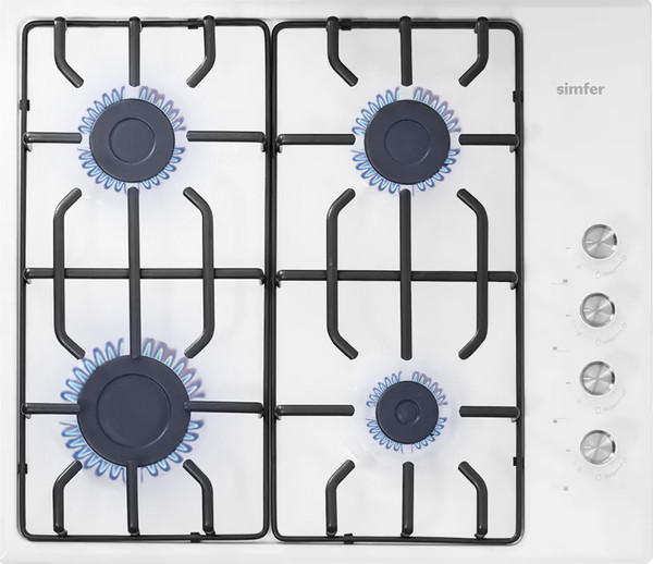 Газовая варочная панель Simfer H60Q40W471- фото