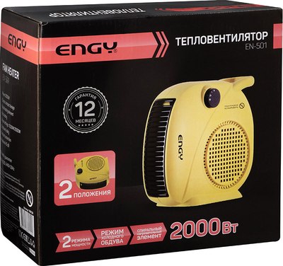 Тепловентилятор Engy EN-501 (желтый)- фото5