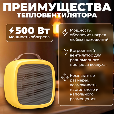 Тепловентилятор Sundays Home 652100029B- фото2