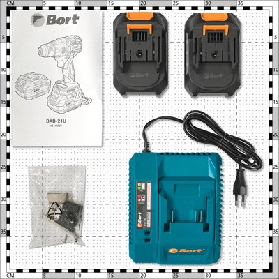 Аккумуляторная дрель-шуруповерт Bort BAB-21U (93414837)- фото8