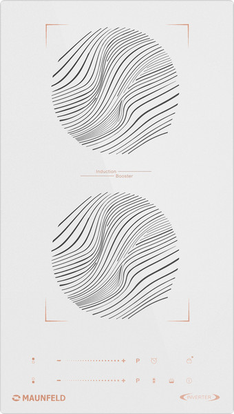 Индукционная варочная панель Maunfeld CVI292S2BWHF Inverter- фото